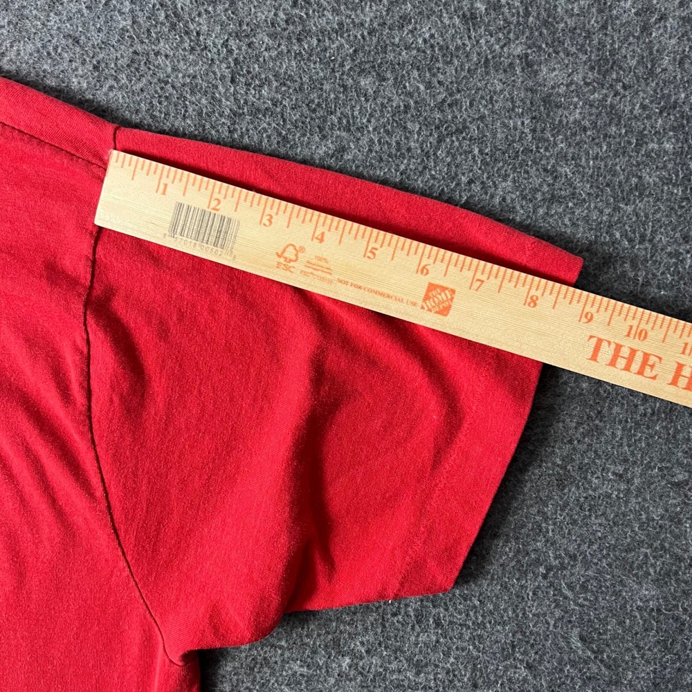 Vintage Texas T-Shirt Mens Large Red Single Stitch Made in USA Parrots - Picture 10 of 10